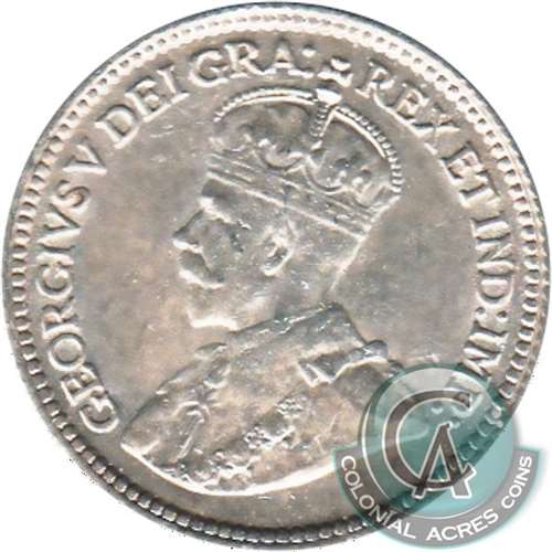 1913 Canada 5-cents Extra Fine (EF40)