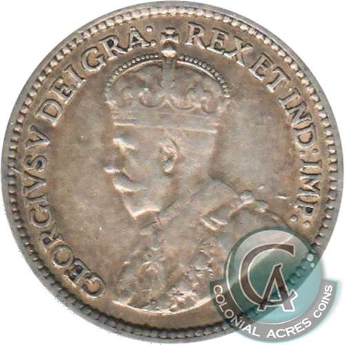 1914 Canada 5-cents F-VF (F15)