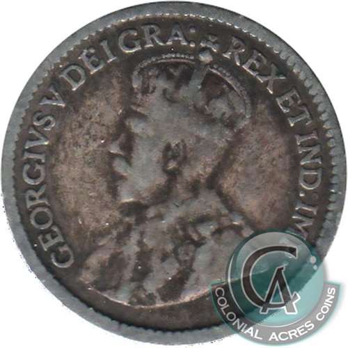 1915 Canada 5-cents Very Good (VG8)