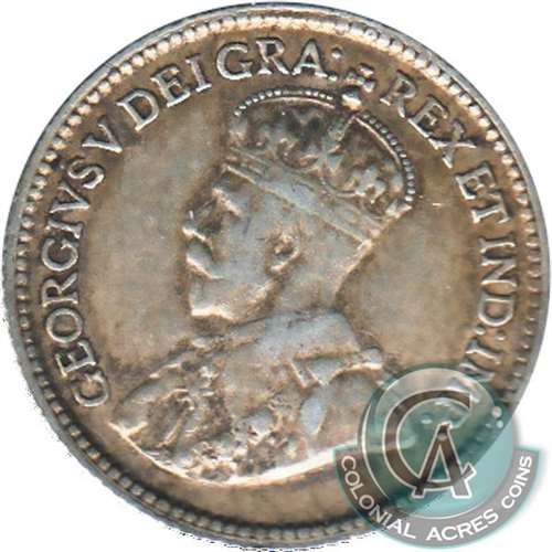 1916 Canada 5-cents VF-EF (VF30)