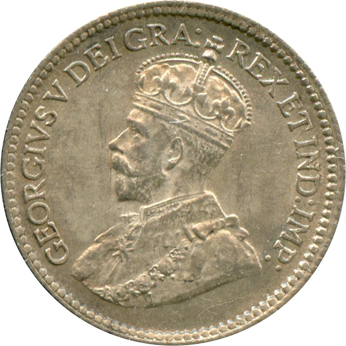 1917 Canada 5-cents UNC+ (MS62)