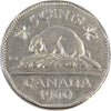 1960 Bald Beaver Canada 5-cents VF-EF (VF-30)