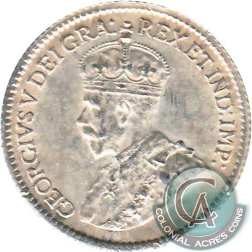 1919 Canada 5-cents Almost Uncirculated (AU50)