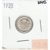 1920 Canada 5-cents Uncirculated (MS60)