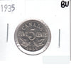 1935 Canada 5-cents Brilliant Uncirculated (MS63) $