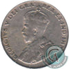 1922 Near Rim Canada 5-cents VG-F (VG10)