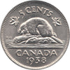 1938 Canada 5-cents UNC+ (MS62) $