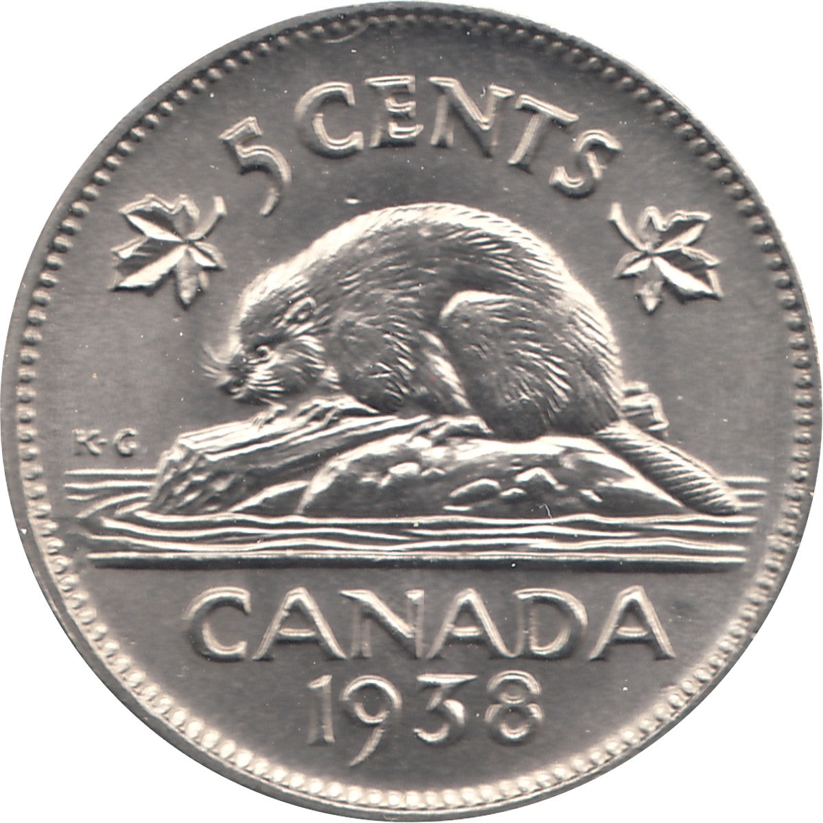 1938 Canada 5-cents UNC+ (MS62) $
