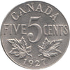 1927 Canada 5-cents Uncirculated (MS60) $