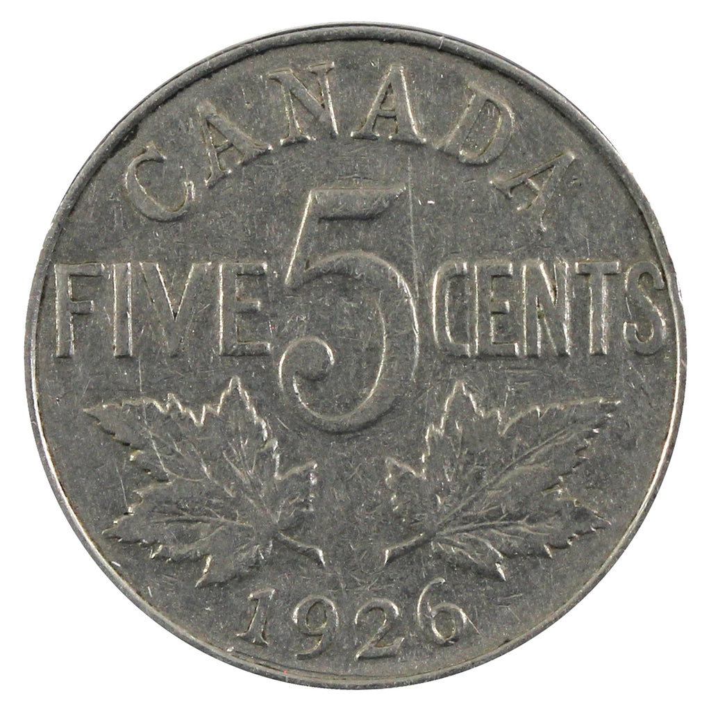 1926 Far 6 Canada 5-cents VG-F (VG10) $