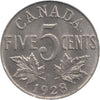 1928 Canada 5-cents UNC+ (MS62) $