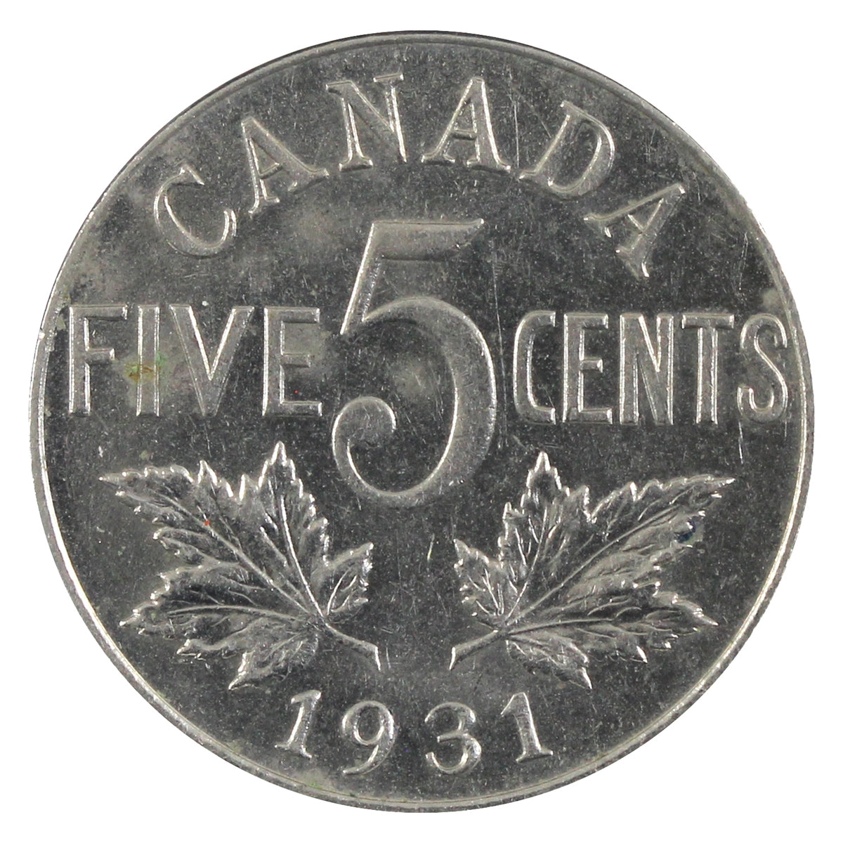 1931 Canada 5-cents AU-UNC (AU55) $