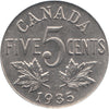 1935 Canada 5-cents Uncirculated (MS60) $