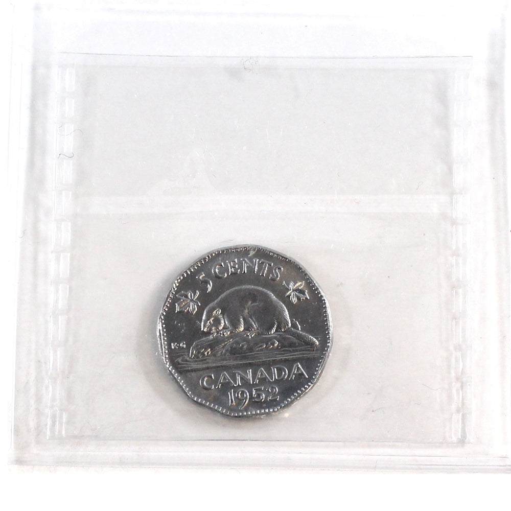 1952 Canada 5-cents ICCS Certified MS65