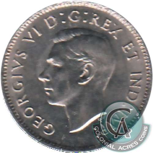 1937 Canada 5-cents AU-UNC (AU55)