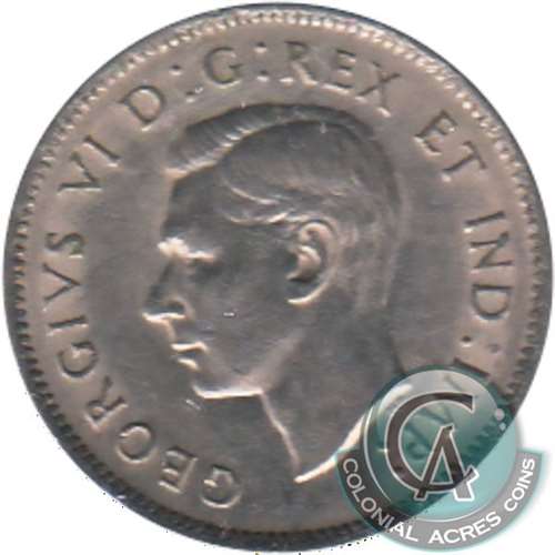 1938 Canada 5-cents Extra Fine (EF40)