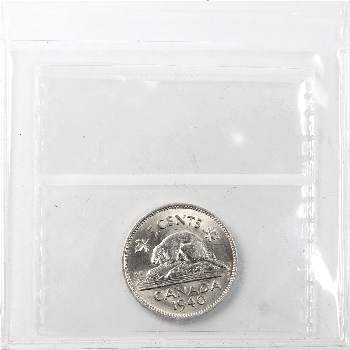 1940 Canada 5-cents ICCS Certified MS62