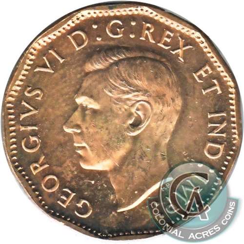 1943 Tombac Canada 5-cents Choice Brilliant Uncirculated (MS64)