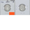 1944 No Chrome Canada 5-cents Choice Brilliant Uncirculated (MS64) $