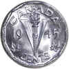 1945 Canada 5-cents ICCS Certified MS64