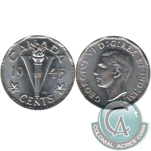 1945 Canada 5-cents Extra Fine (EF-40)