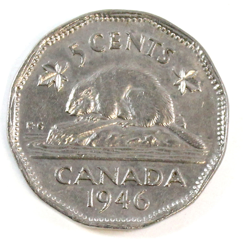 1946 Canada 5-cents EF-AU (EF45)