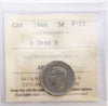 1946 6 Over 6 Canada 5-cents ICCS Certified F15