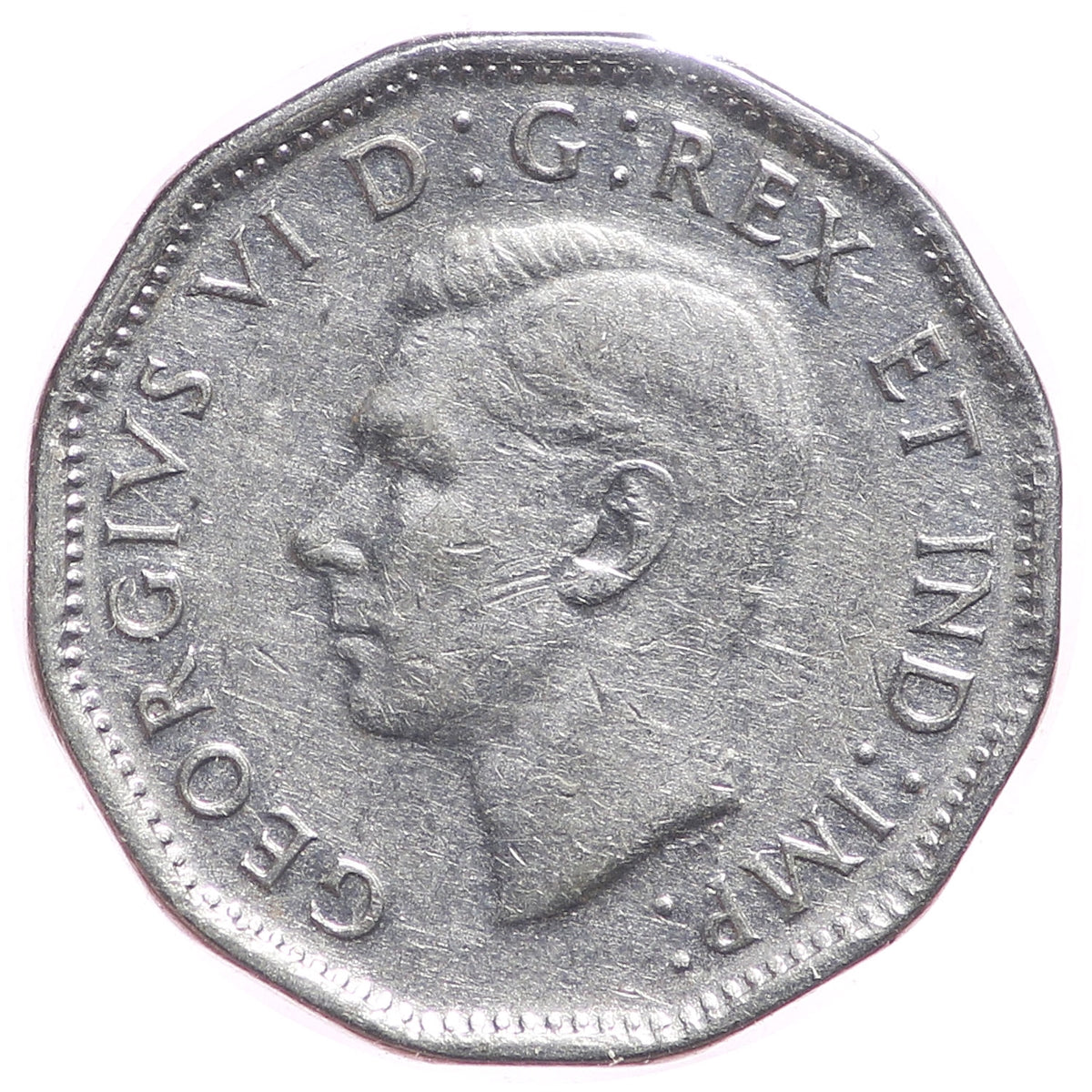 1946 Arrow Head Canada 5-cents Very Fine (VF20)