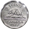 1947 Canada 5-cents Uncirculated (MS60)
