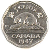 1947 Canada 5-cents AU-UNC (AU55)