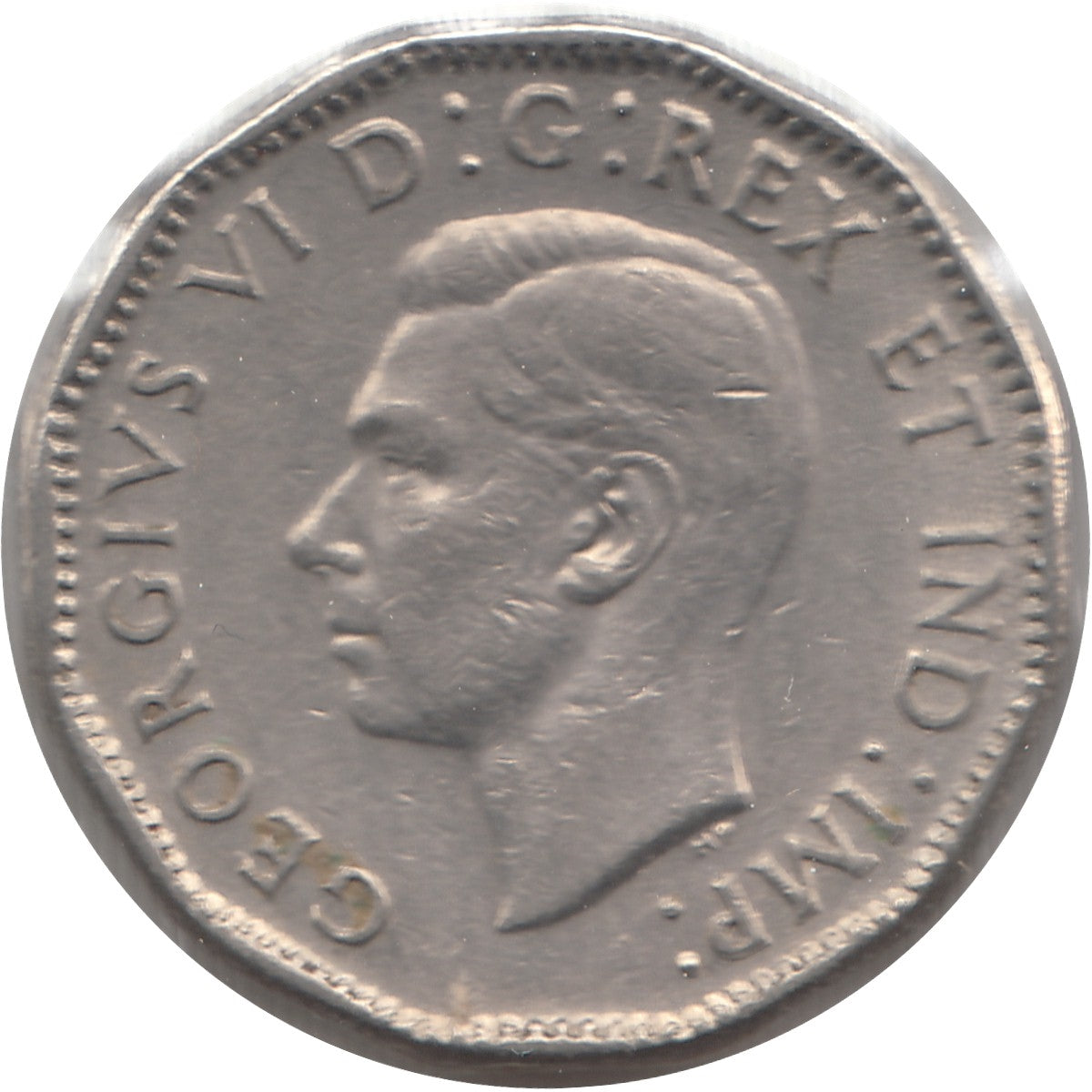 1947 Dot Canada 5-cents VF-EF (VF30) $