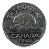 1953 Far Leaf SS Mule Canada 5-cents VF-EF (VF30) $