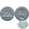 1953 Near Leaf NSS Mule Canada 5-cents F-VF (F15) $