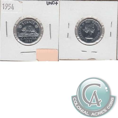 1954 Canada 5-cents UNC+ (MS-62)