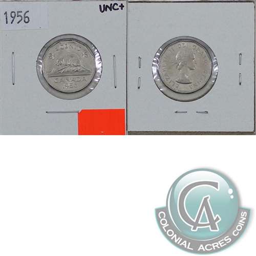 1956 Canada 5-cents UNC+ (MS62)