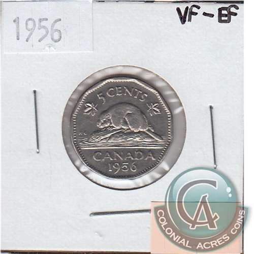1956 Canada 5-cents VF-EF (VF-30)
