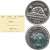 1963 Canada 5-cents ICCS Certified PL66 Cameo