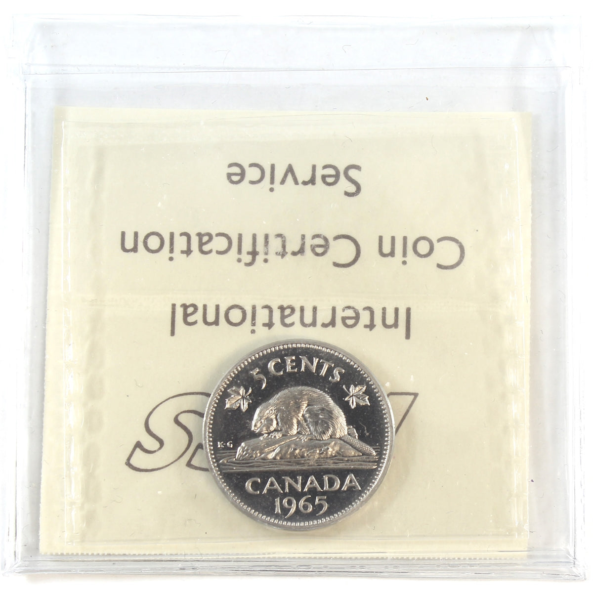 1965 Canada 5-cents ICCS Certified PL65 Ultra Heavy Cameo