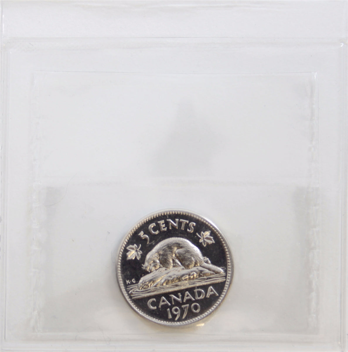 1970 Canada 5-cents ICCS Certified PL66 Ultra Heavy Cameo