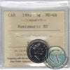 1992 Canada 5-cents ICCS Certified MS66 Numismatic BU