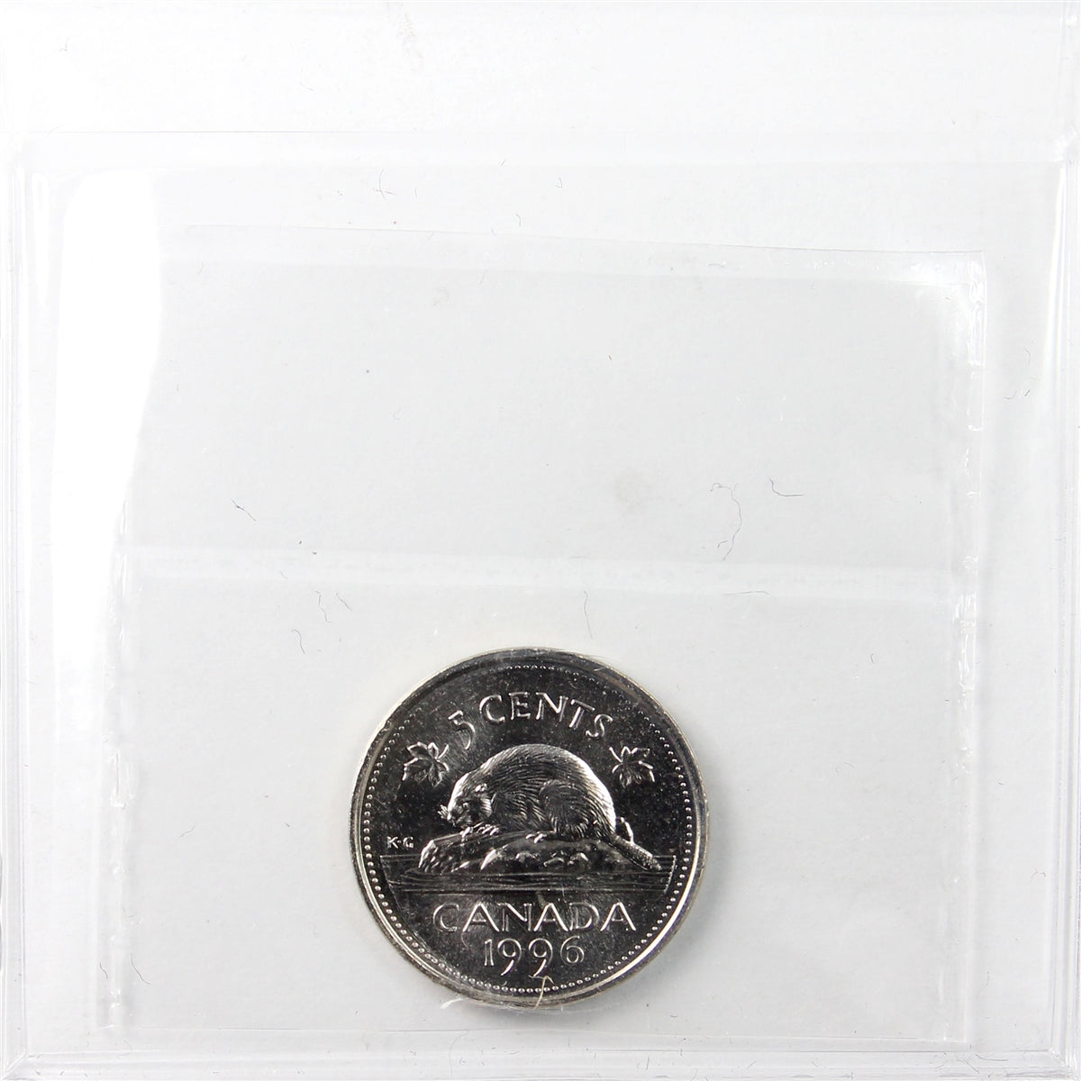 1996 Far 6 Canada 5-cents ICCS Certified MS64