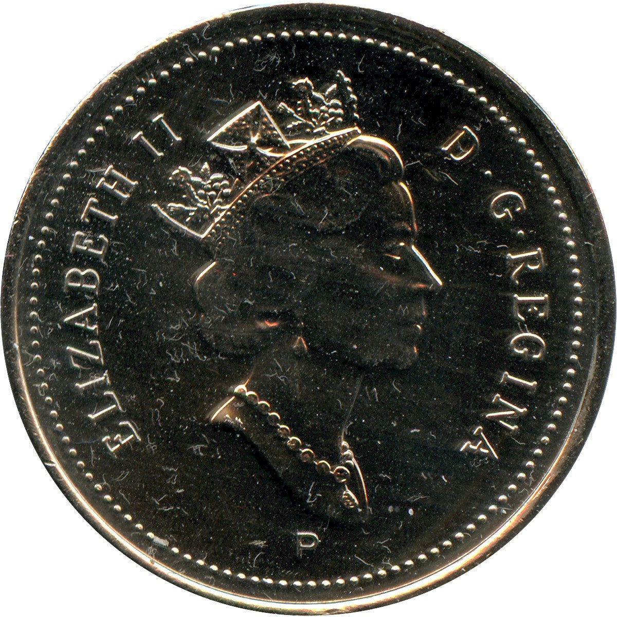 1999P (test) Canada 5-cents Brilliant Uncirculated (MS63)