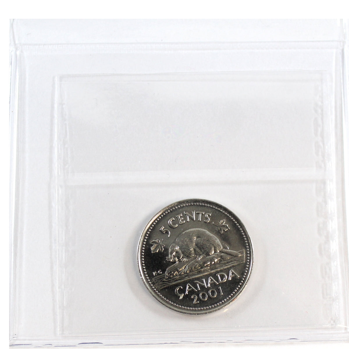 2001P Canada 5-cents ICCS Certified MS65