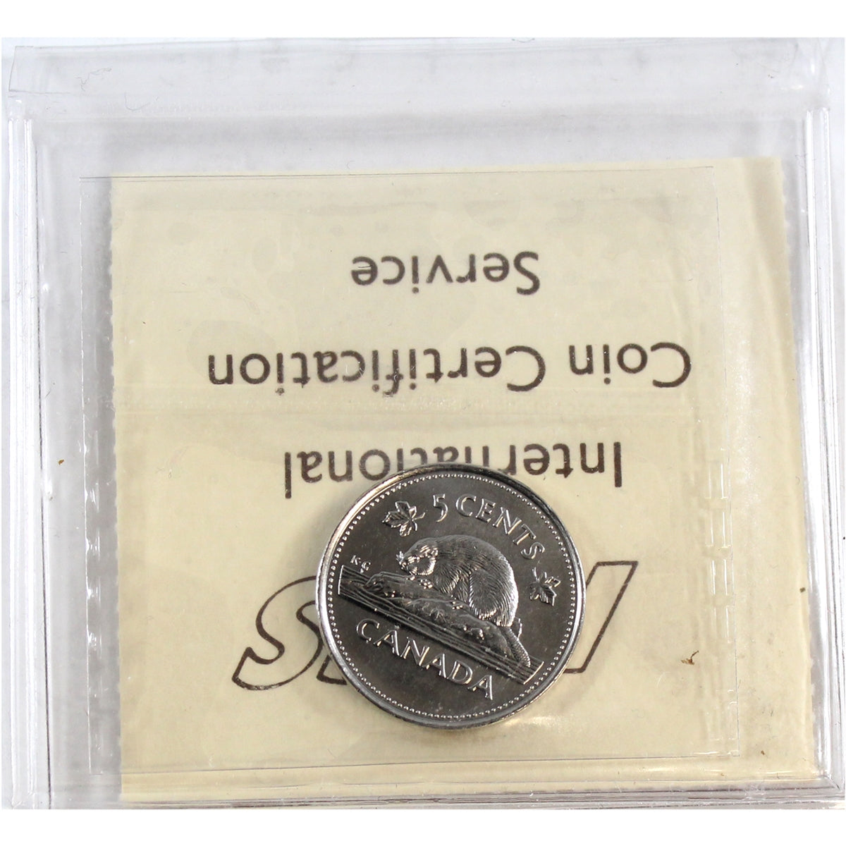 2002P Canada 5-cents ICCS Certified MS65