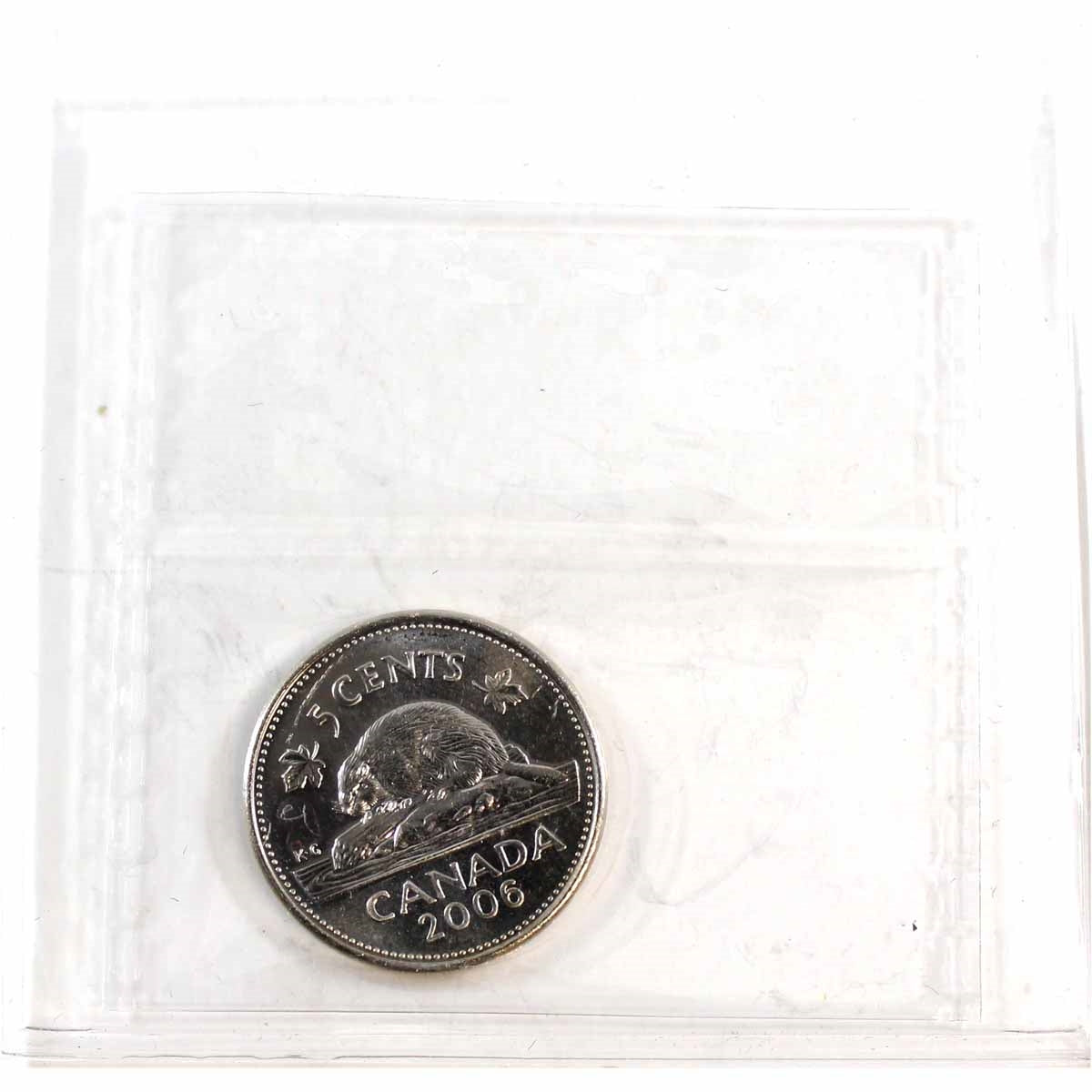 2006 Canada 5-cents ICCS Certified MS66
