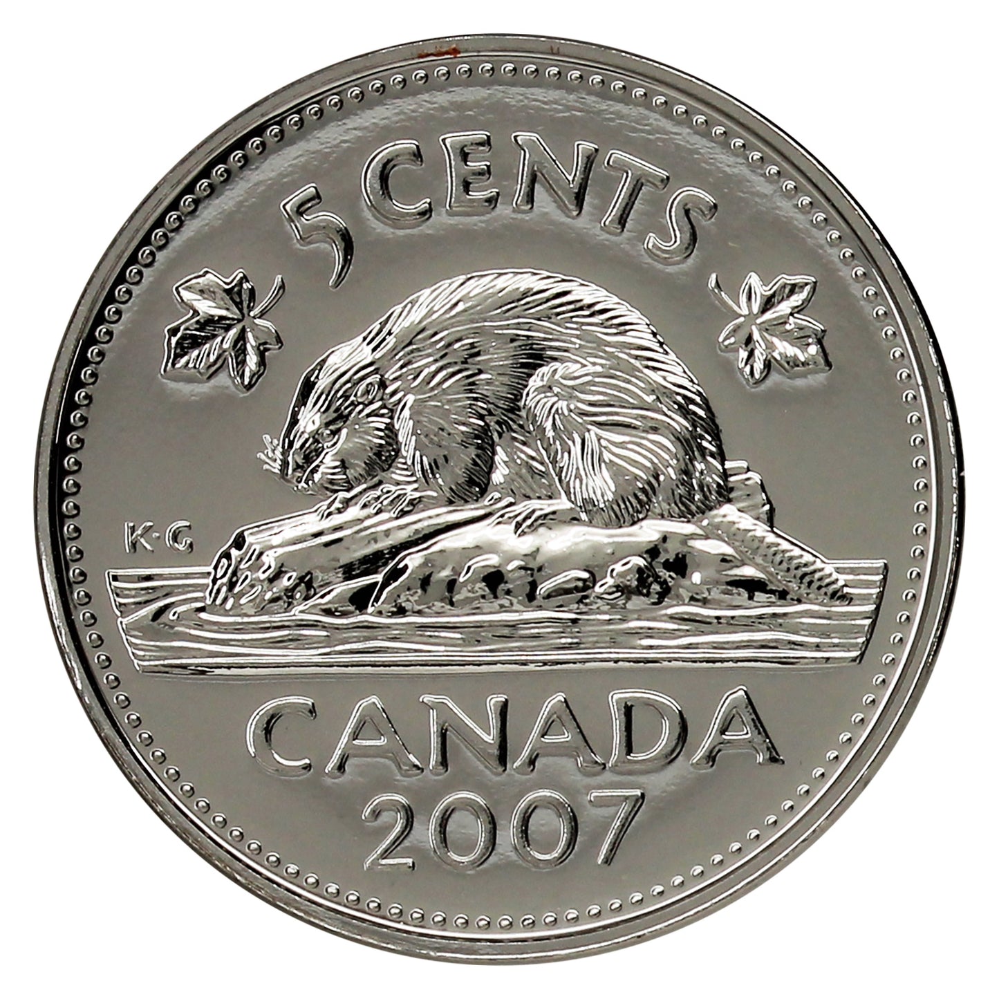 2007 Canada 5-cents Proof Like