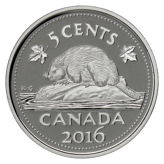 2016 Canada 5-cents Silver Proof (No Tax)