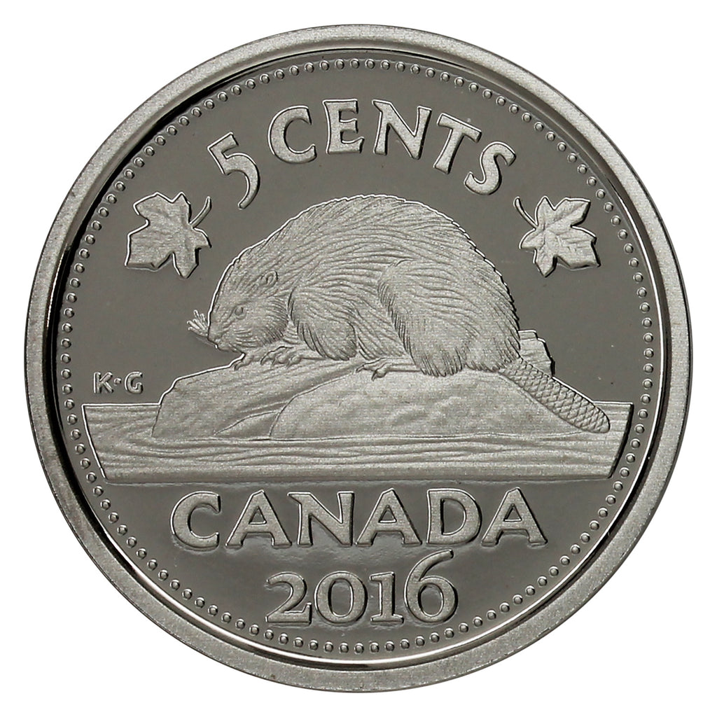 2016 Canada 5-cents Proof (non-silver)