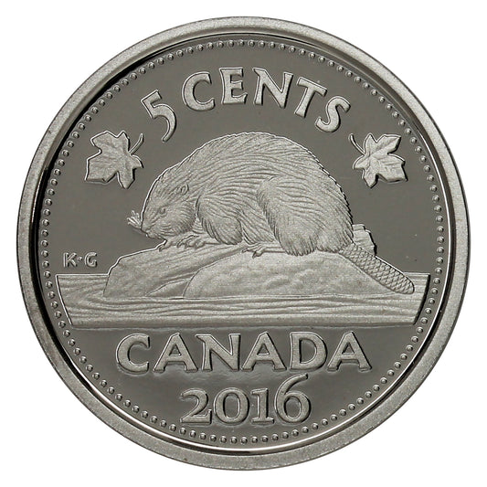 2016 Canada 5-cents Proof (non-silver)