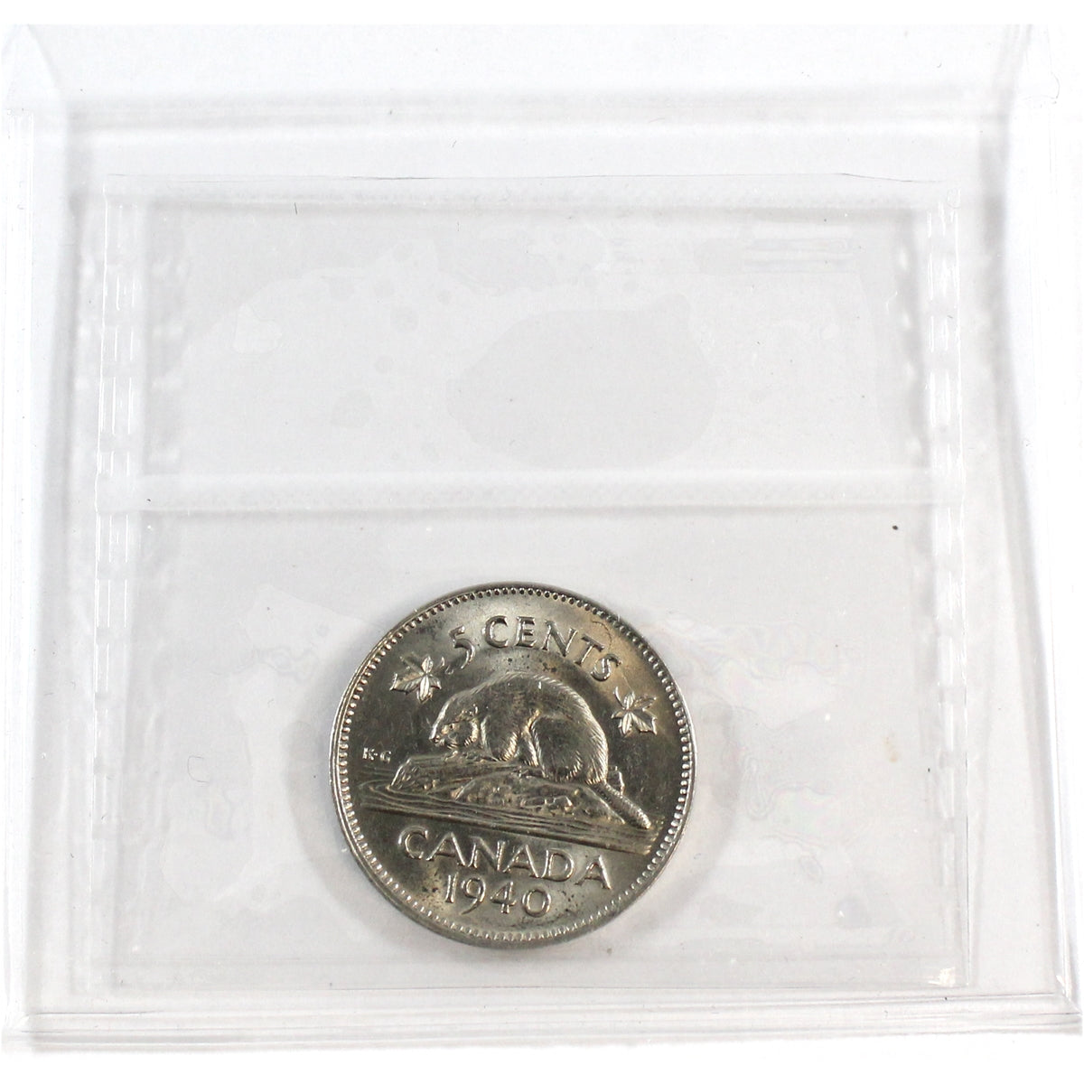 1940 Canada 5-cents ICCS Certified MS60